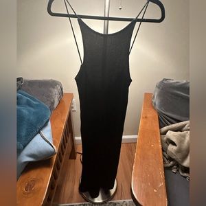 long black topshop dress ~beachy vibes~